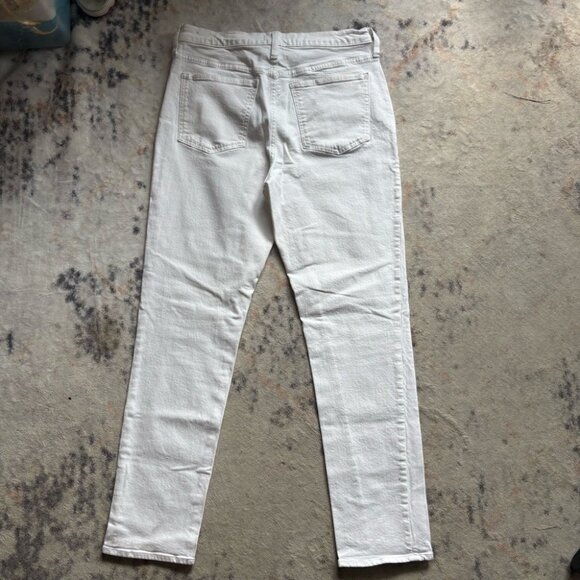 Madewell White Prefect Vintage Straight Cut Jeans - 29T - Picture 3 of 8